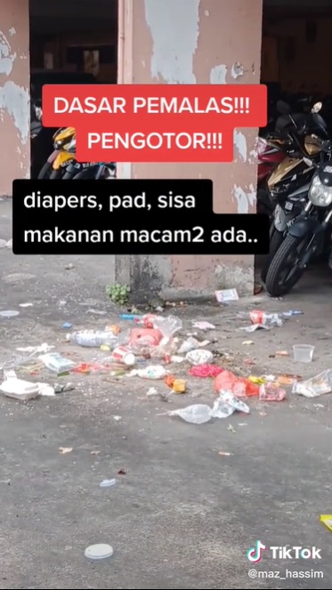 视频 | 尿布卫生棉食物全丢组屋楼下·女子气炸:邻居都是懒惰虫肮脏鬼!