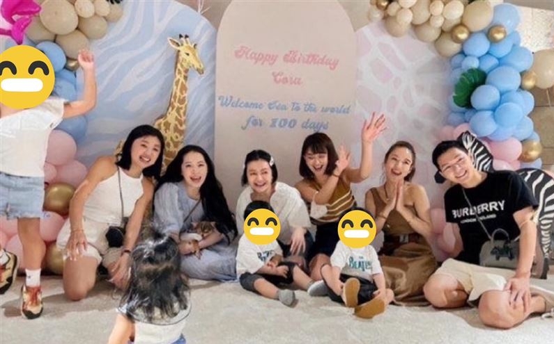 郭碧婷为二胎儿子办百日宴 向佐爆出轨未现身