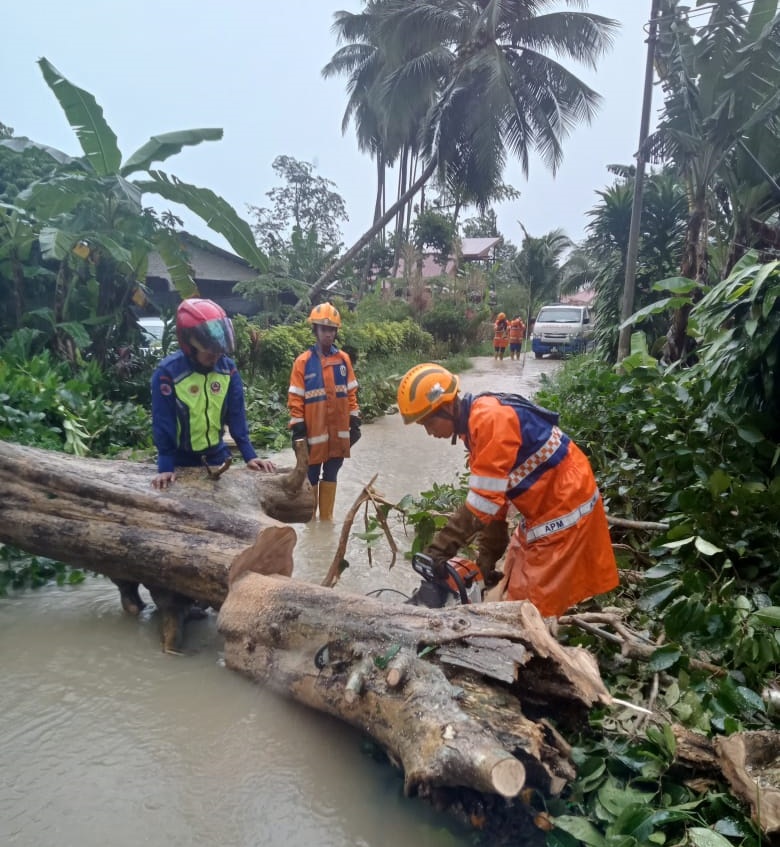 数小时的长命大雨，导致吉打区内三个县区，即浮罗交怡、哥打士打和古邦巴素的多条河流水位高涨。