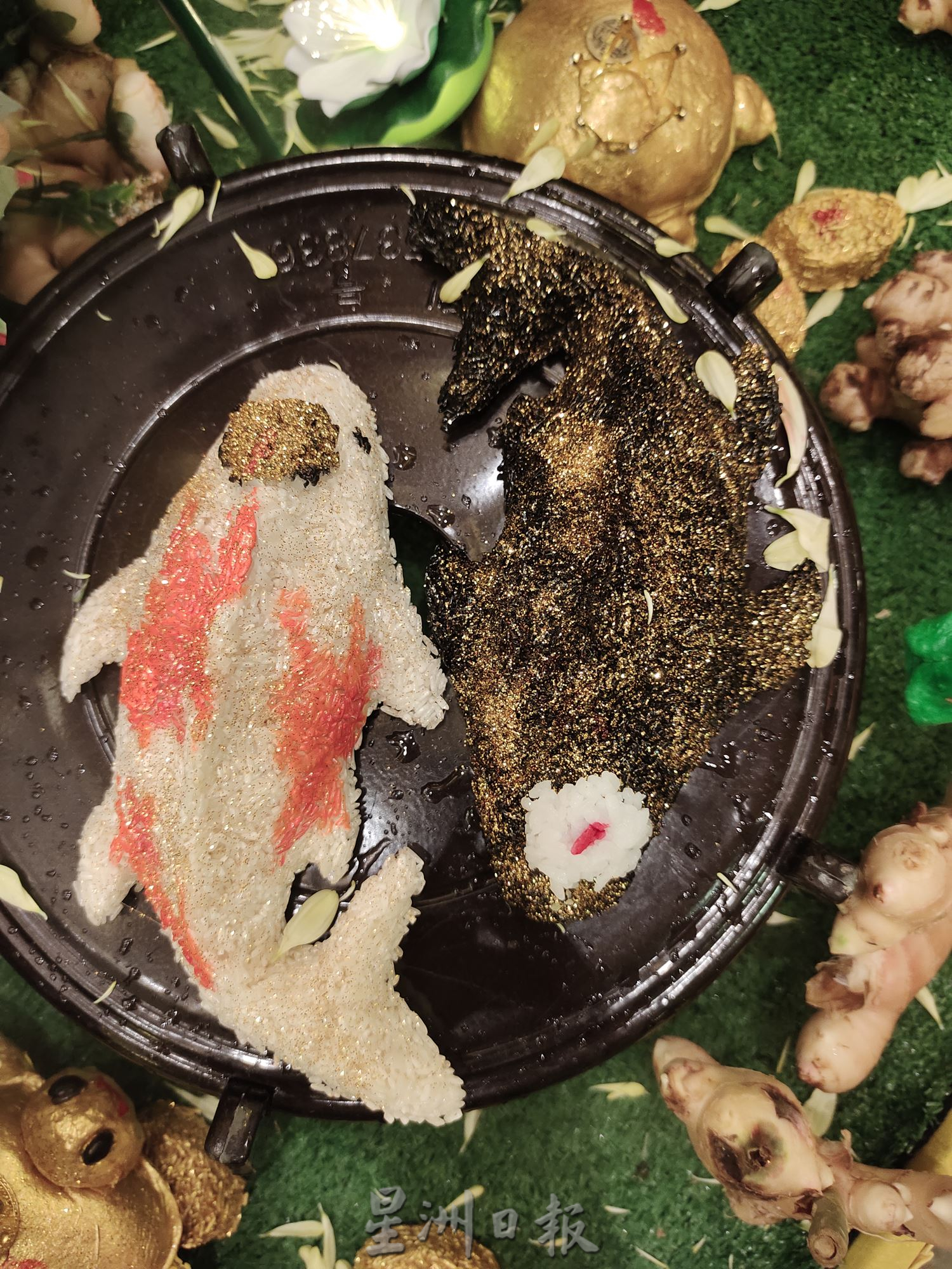 (大北马) 鲁乃斗母宫以面点为主的“百岁千岁贺万岁”给斗姆元君祝寿