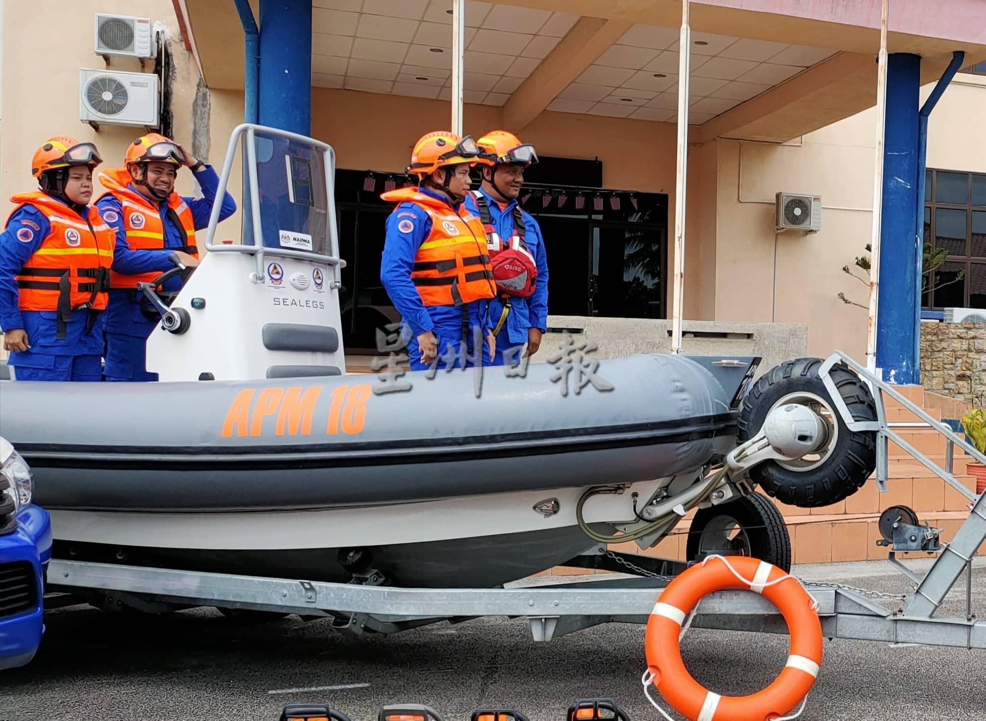 (大北马)槟民防队应对季候风应对工作