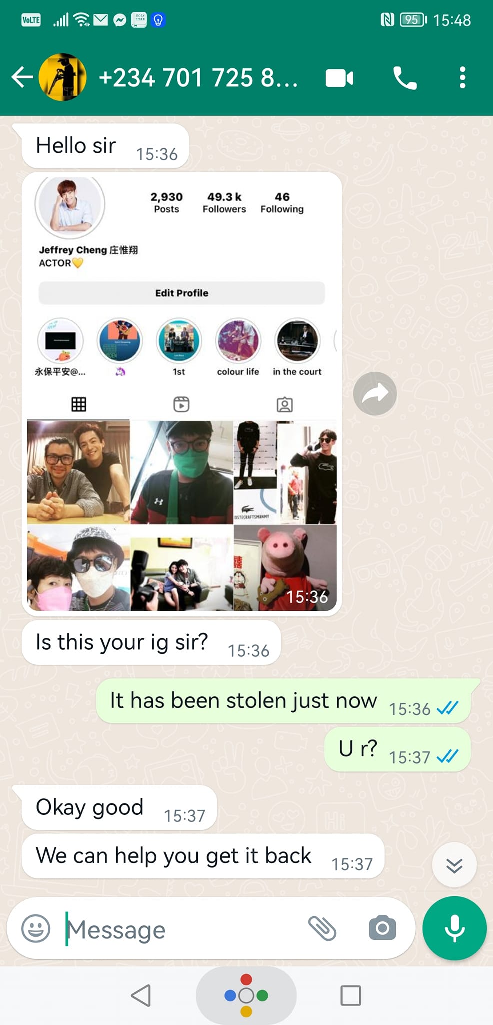 IG遭骇勒索1千令吉 庄惟翔报警求助