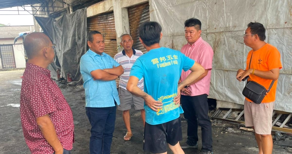 NS朱湖:汽车零件厂火患损失百万;阿敏努丁带来援助金慰问