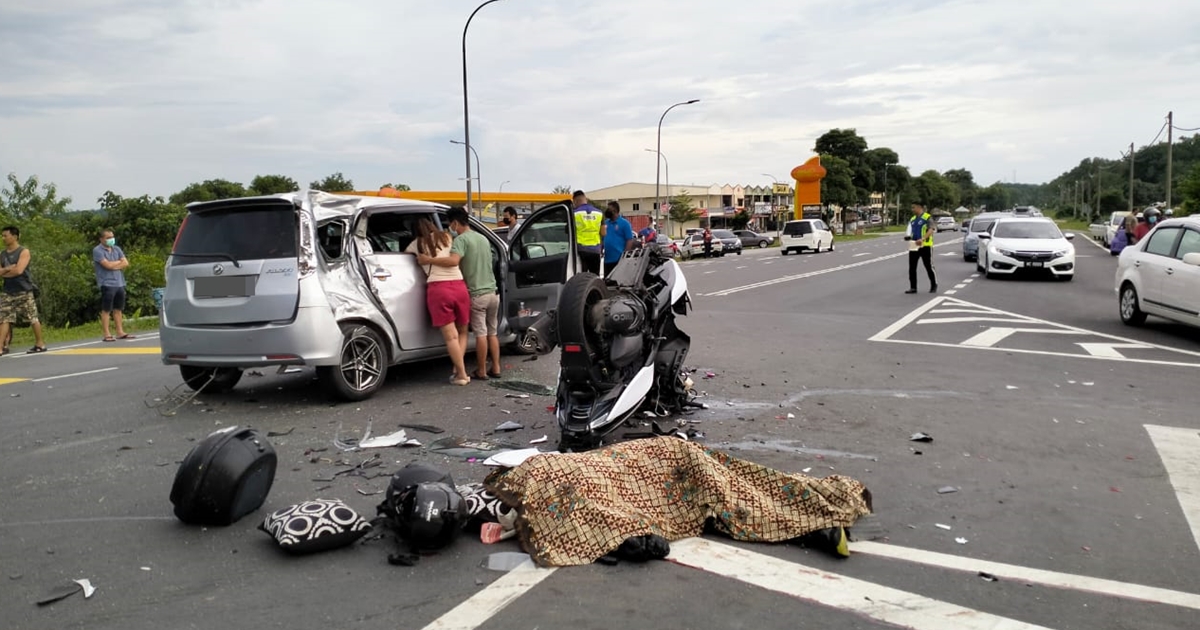 NS芦骨/武吉巴弄3车连环撞,电脑工程师当场毙命
