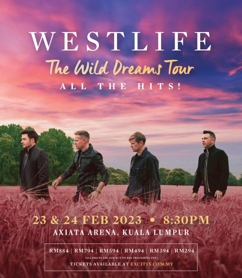 Westlife明年来马 连续两天开唱
