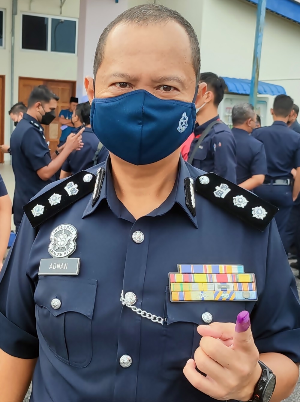 下霹550警员全出动 选民安心出来投票