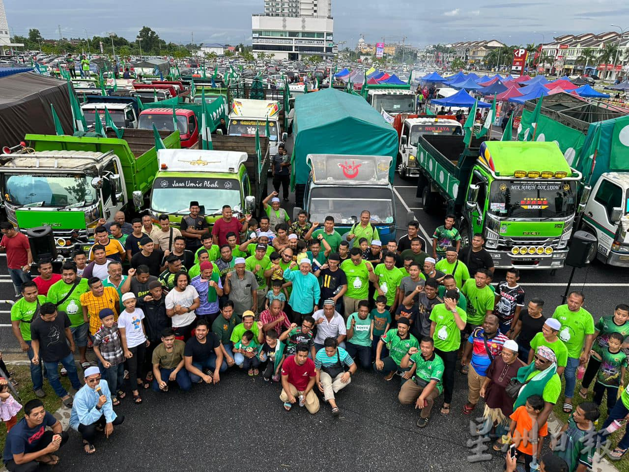 东:端依布拉欣出奇招,高空演说拉票。