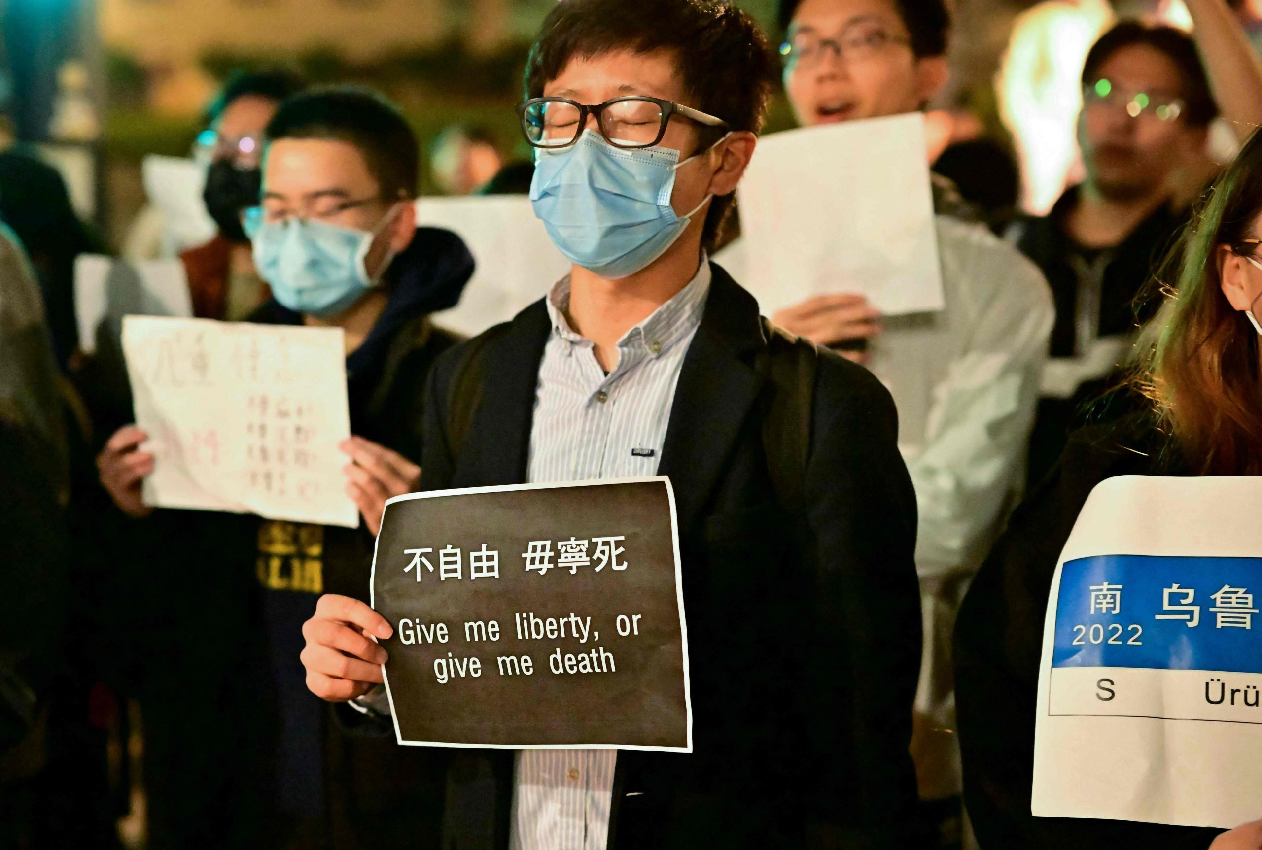 中「白纸运动」全球延烧 伦敦、东京、悉尼及美国多个城市声援 　