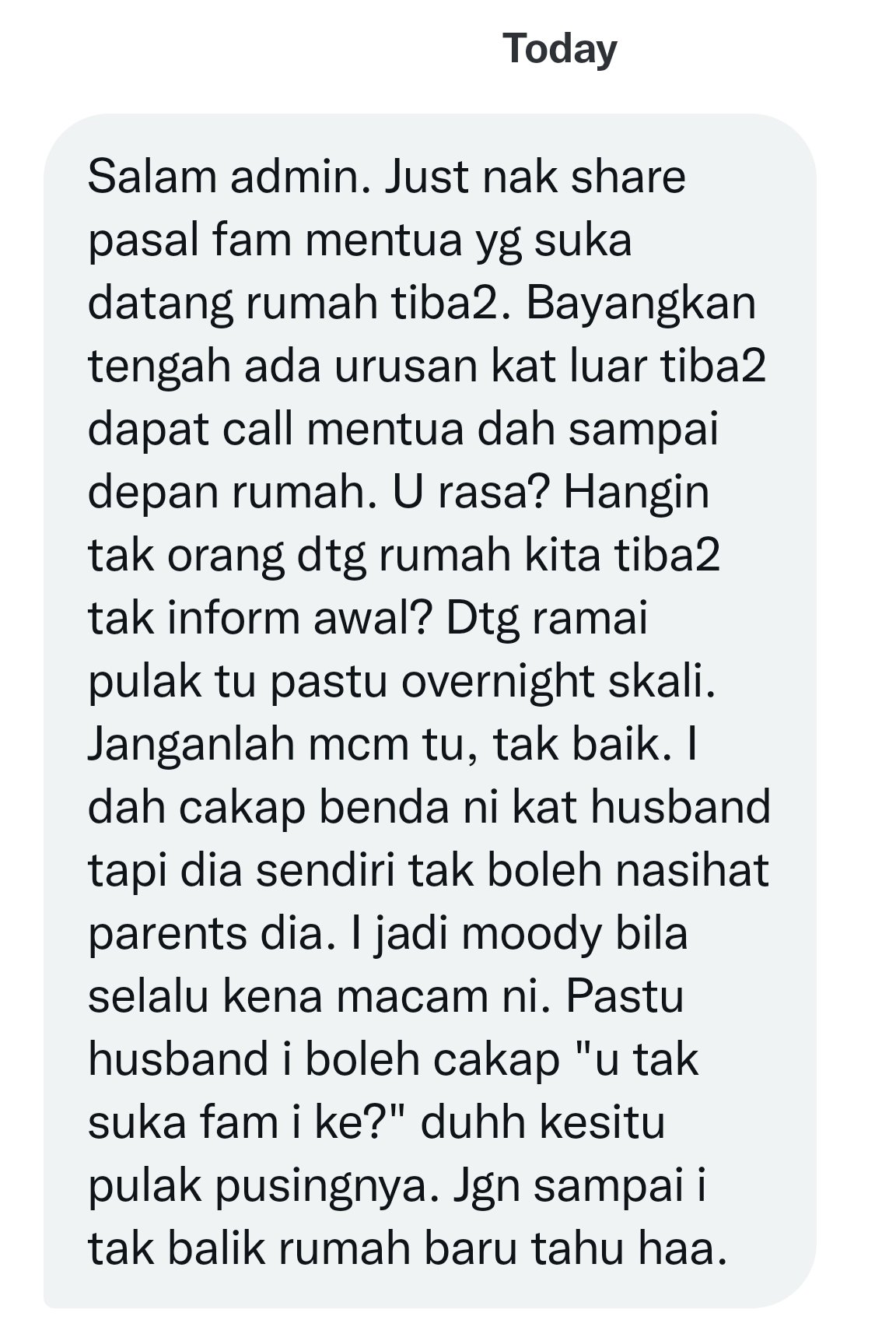 公婆没通知就上门过夜 儿媳:“这种‘突击’适当吗?”