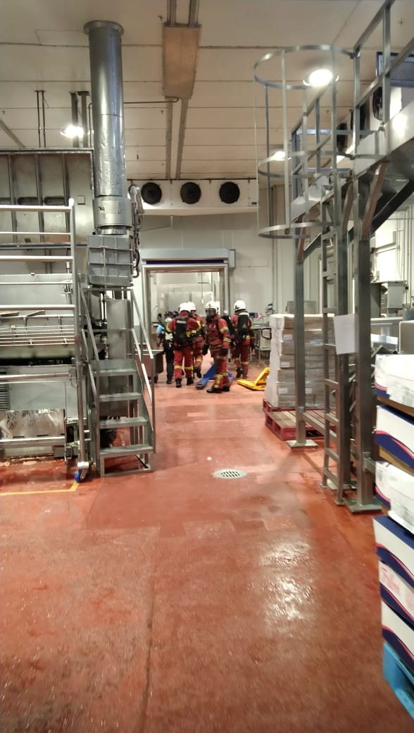 冷冻食品公司化学气体泄漏，17人感恶心不适