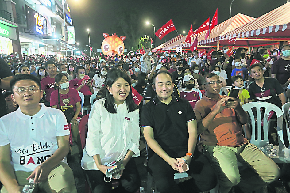 场面/希盟蕉赖选前之夜讲座1000人出席