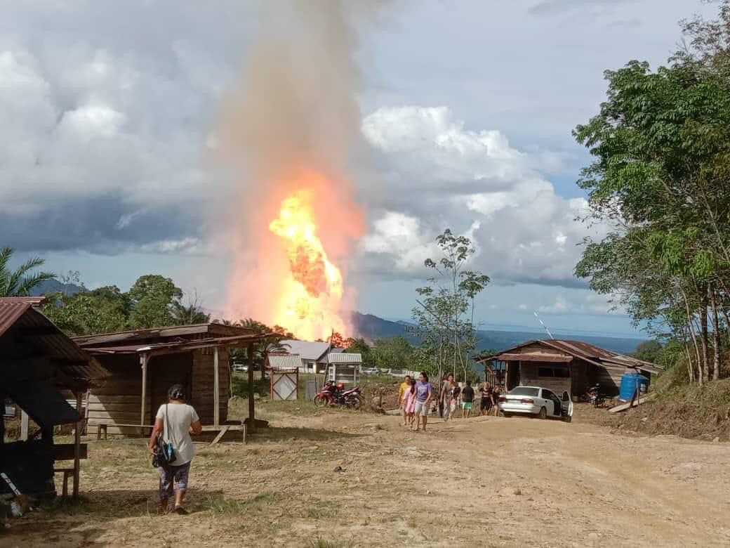 天然气输送管爆炸1死3伤