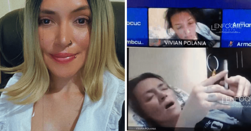 女法官视讯开庭“衣衫不整” 33秒半裸躺床片曝光