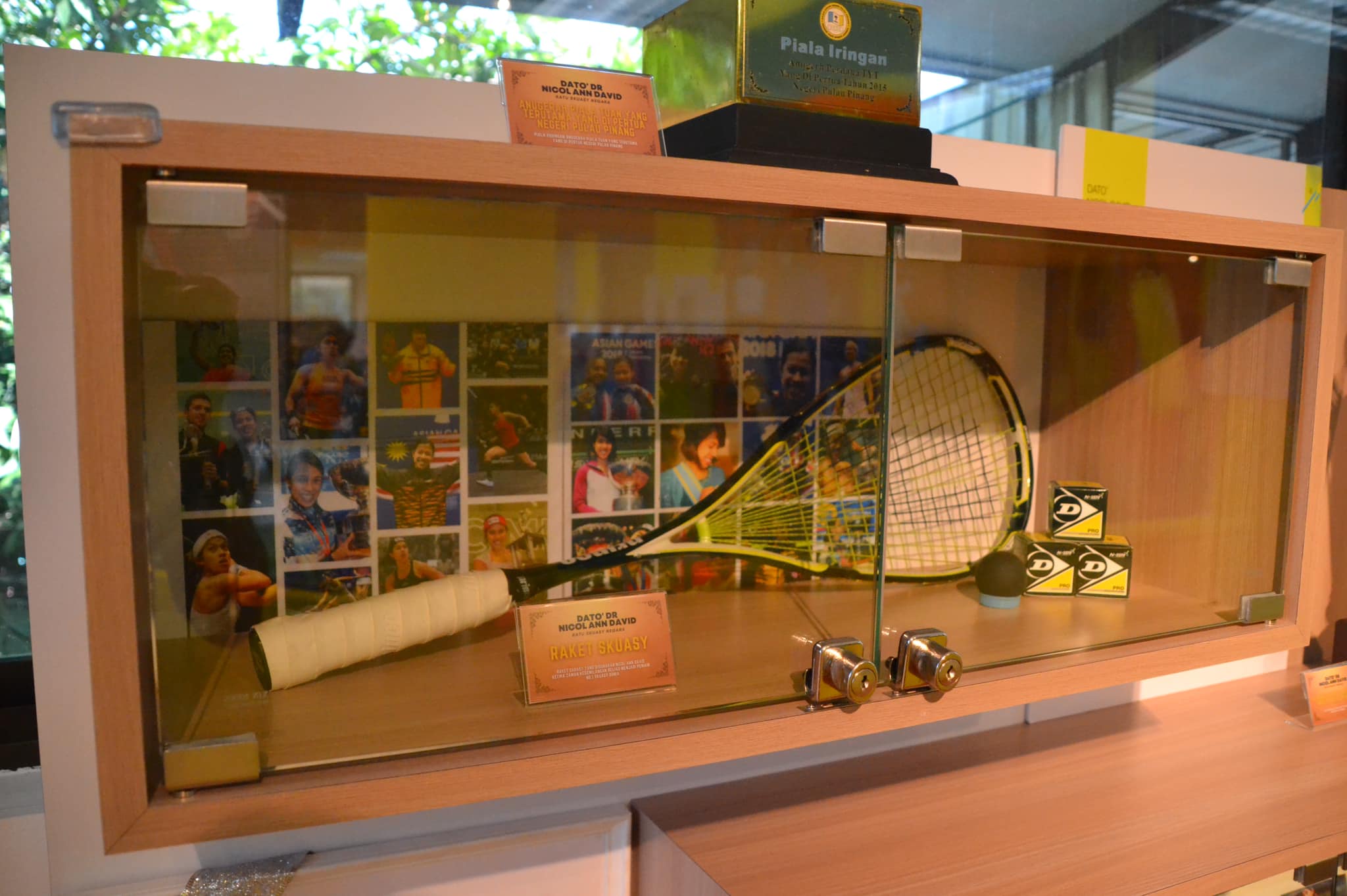 展出20项目77国手事迹 来参观槟体育展馆