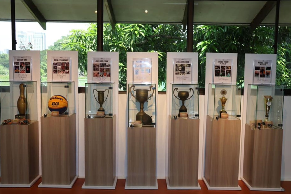 展出20项目77国手事迹 来参观槟体育展馆