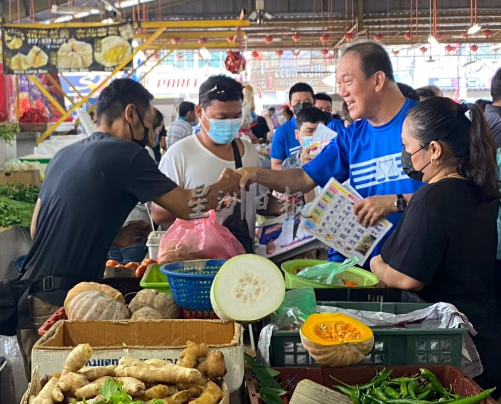 已审(大北马)陈利发才能园巴刹拜票。
