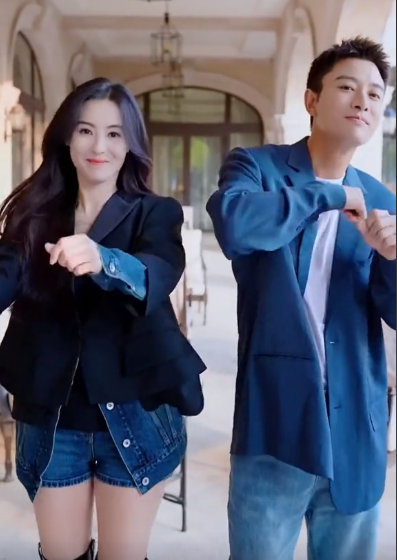 张柏芝贾乃亮互撩太甜 全网力拱交往:绝配!