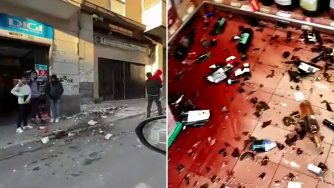 意大利发生5.7级地震 地铁建筑被震碎