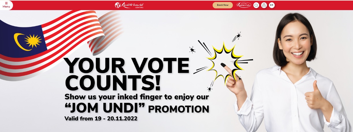 投票日秀出沾墨手指 商家送门票、咖啡等