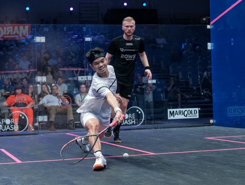 新加坡壁球公开赛 伍恩佑止步8强