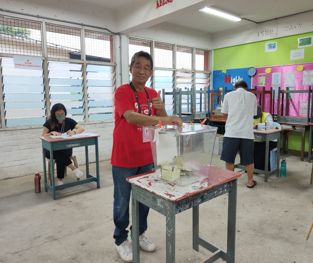 拉美士3名候选人 曾德谦未能投自己一票