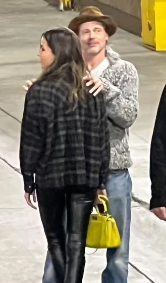  毕彼特携小29岁新欢看演唱会 亲密互动全被捕获