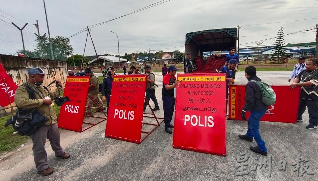 焦点选区︱打扪“山雨欲来” 大批警员 官员 媒体驻守