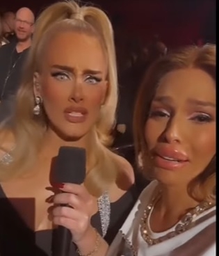 粉丝求合照滤镜开太强  艾黛儿惊喊“关掉！”