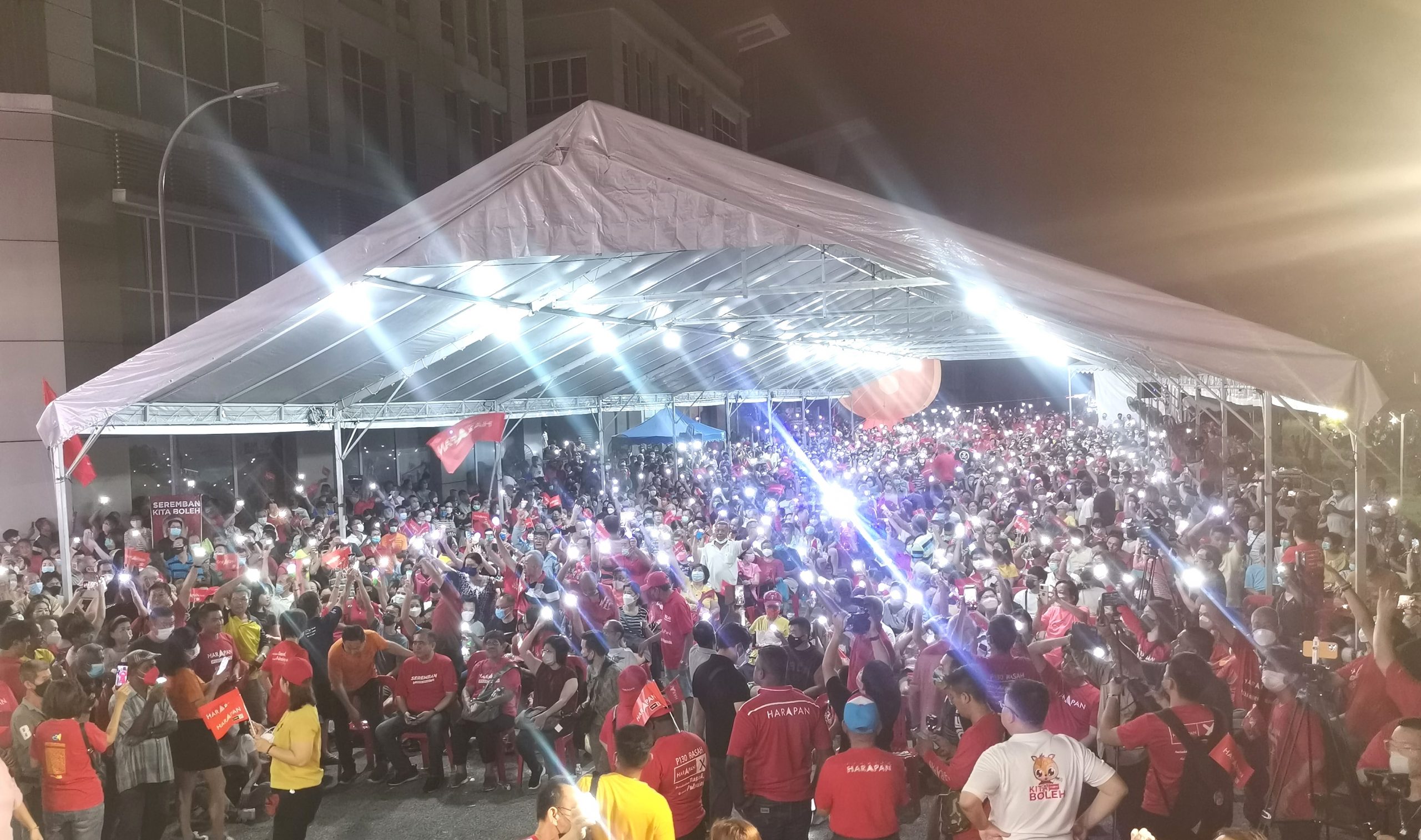 芙蓉2场“选前之夜”希盟政治讲座,一场热爆 一场冷清