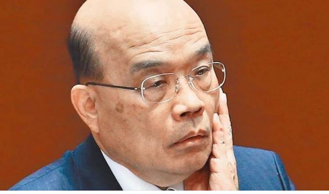 苏贞昌称蔡英文提醒留守岗位做出更好成绩