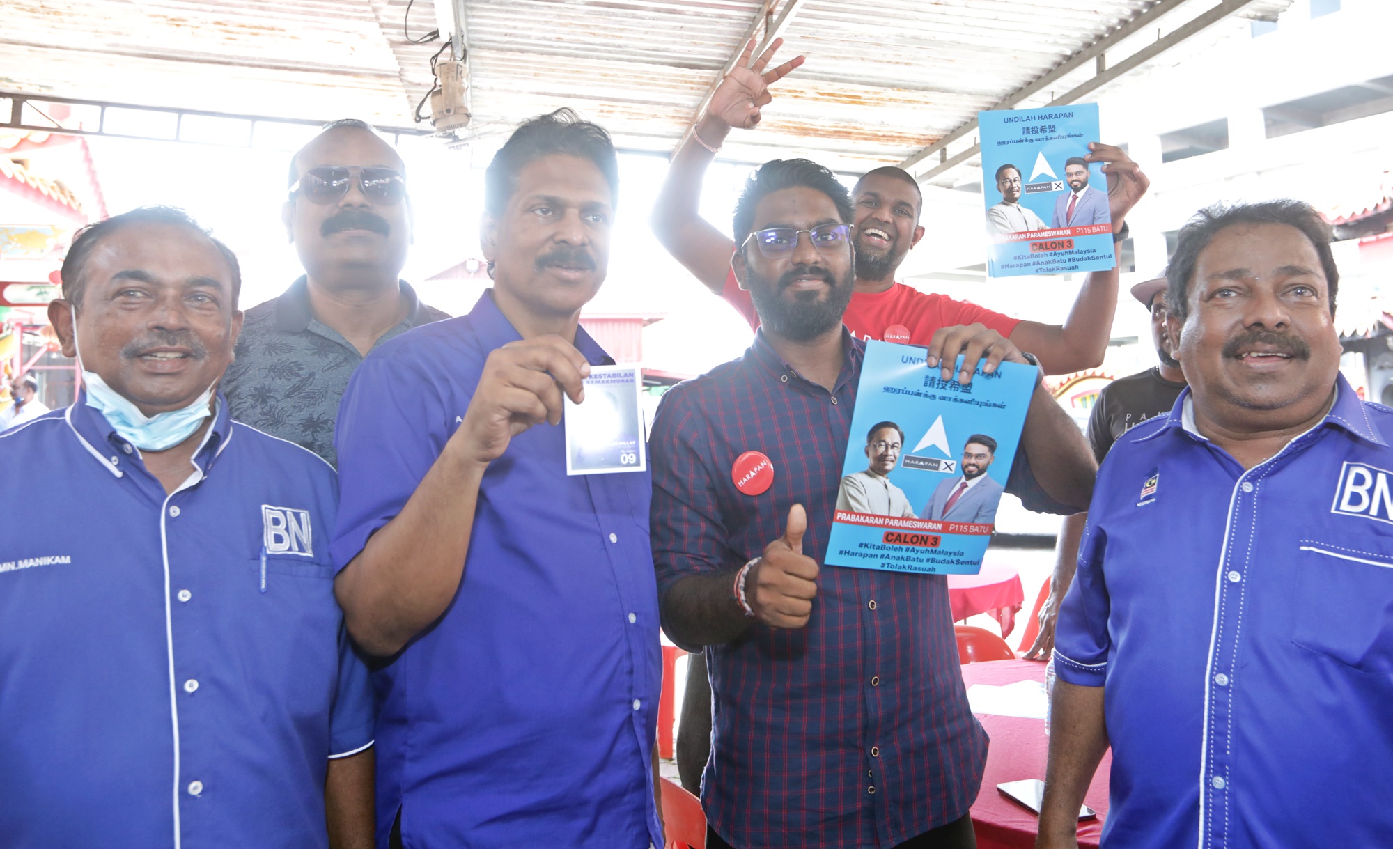 视频 | 国阵希盟印裔候选人·华人庙上香 为大马祈福