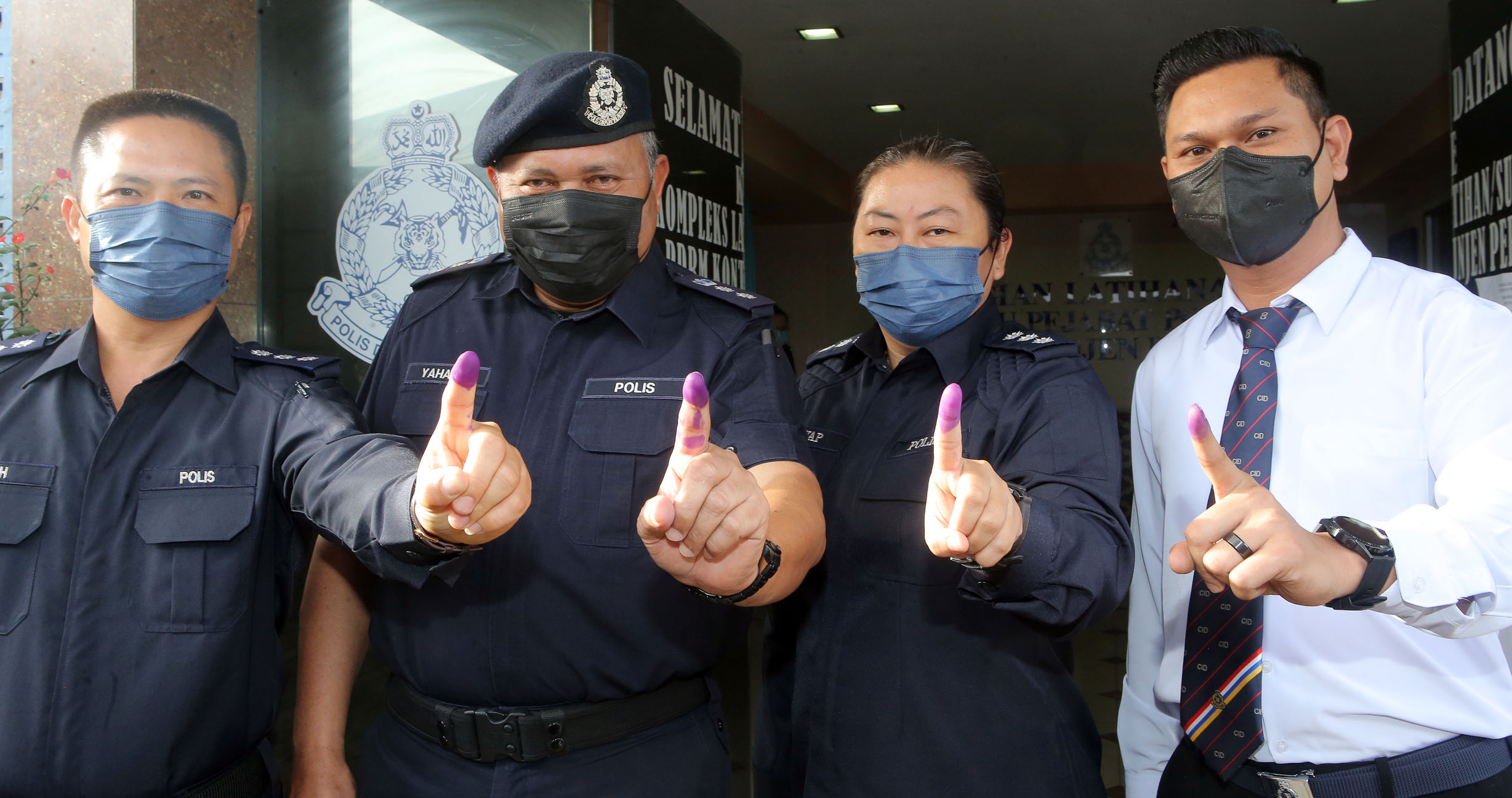 霹总警长:确保民众安全 警做好选前选后准备工作
