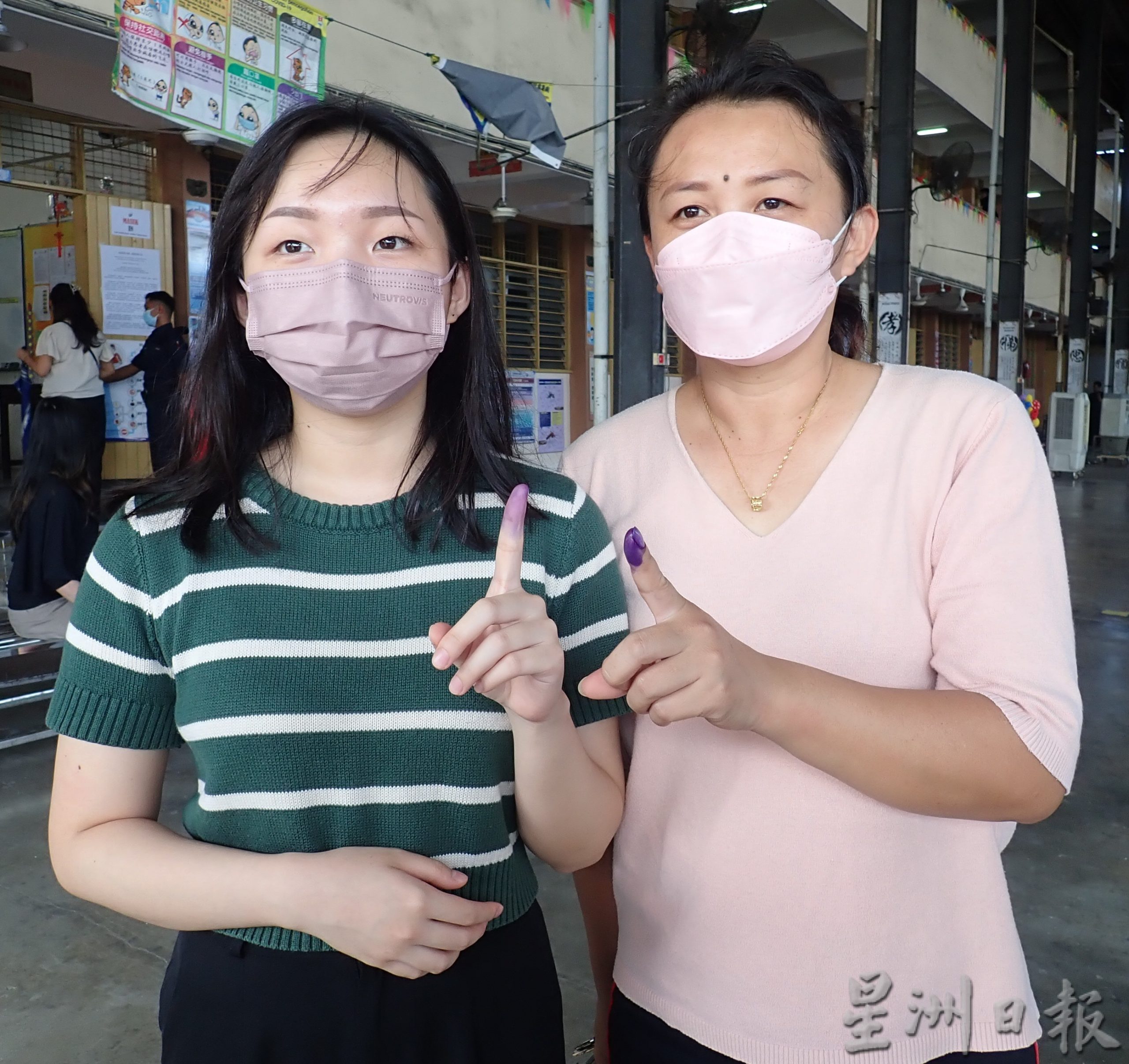 霹:太平选民纷纷投票履行公民责任