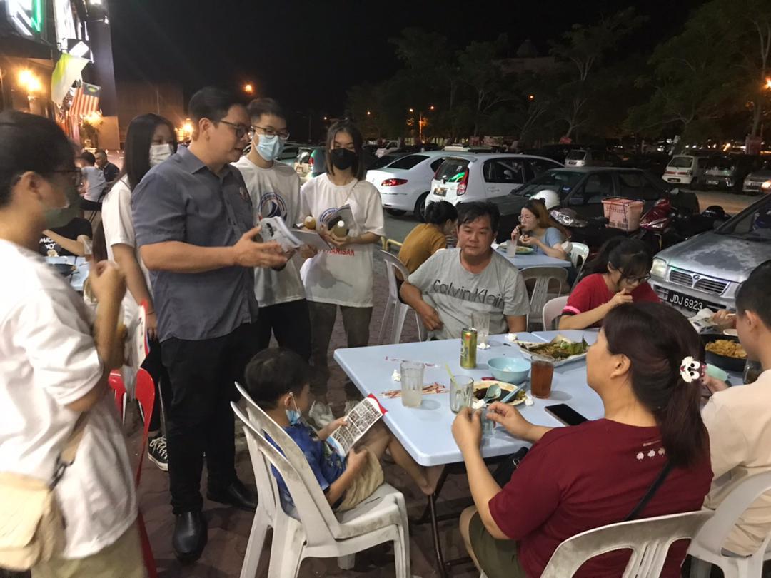 霹:民兴党克兰芝州席候选人潘志豪:民兴党给予说到做到承诺