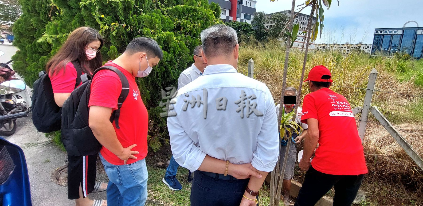 （古城第二版主文）希盟旗帜遭人放火烧毁