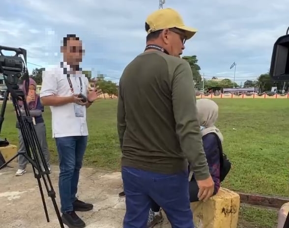 (大北马)吉打媒体俱乐部谴责选委会工作员,阻拦媒体在投票中心执行采访任务的做法。