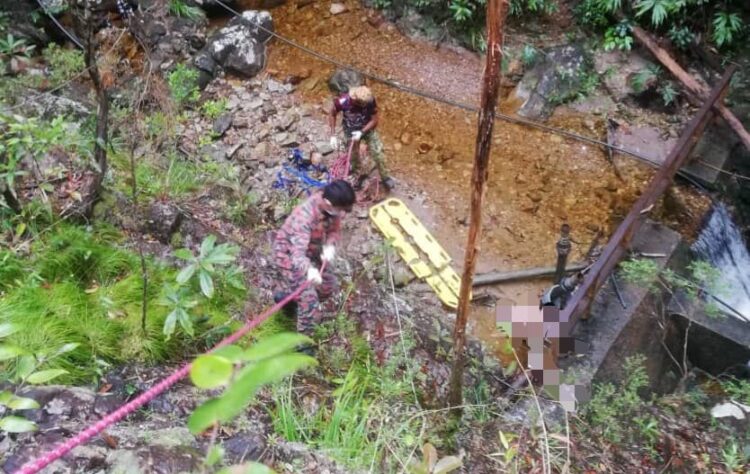 （大北马）在日莱峰发生一具没有穿上衣的巫裔老翁