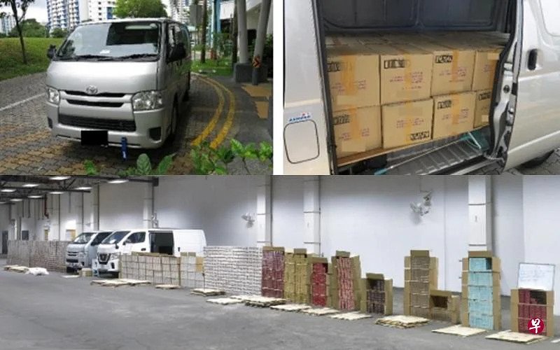 狮城关税局起获逾3644条漏税烟 31岁大马男子被捕