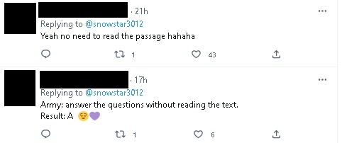 SPM英文预考题出韩团BTS “不必看原文直接回答！”