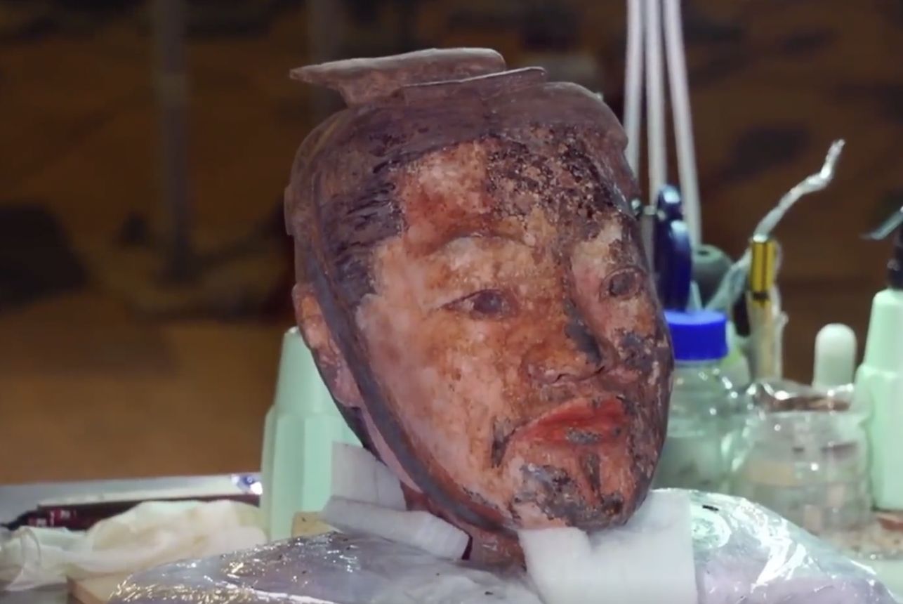 专家:原本就是这样子 刚出土兵马俑吓坏网友