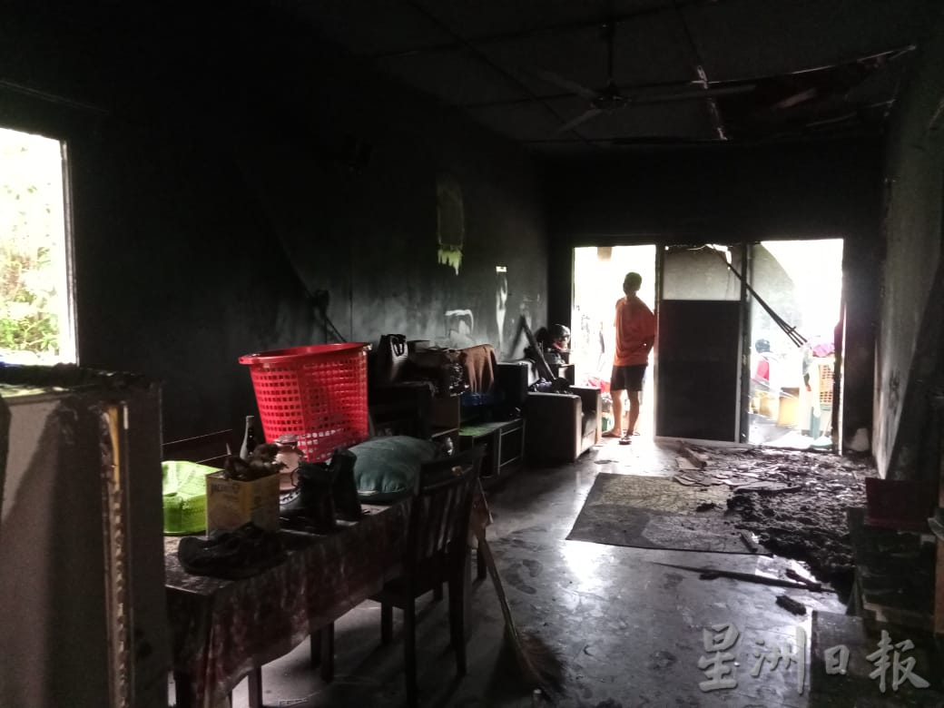 东:刚逃离水灾却遭火神光顾,一家六口祸不单行