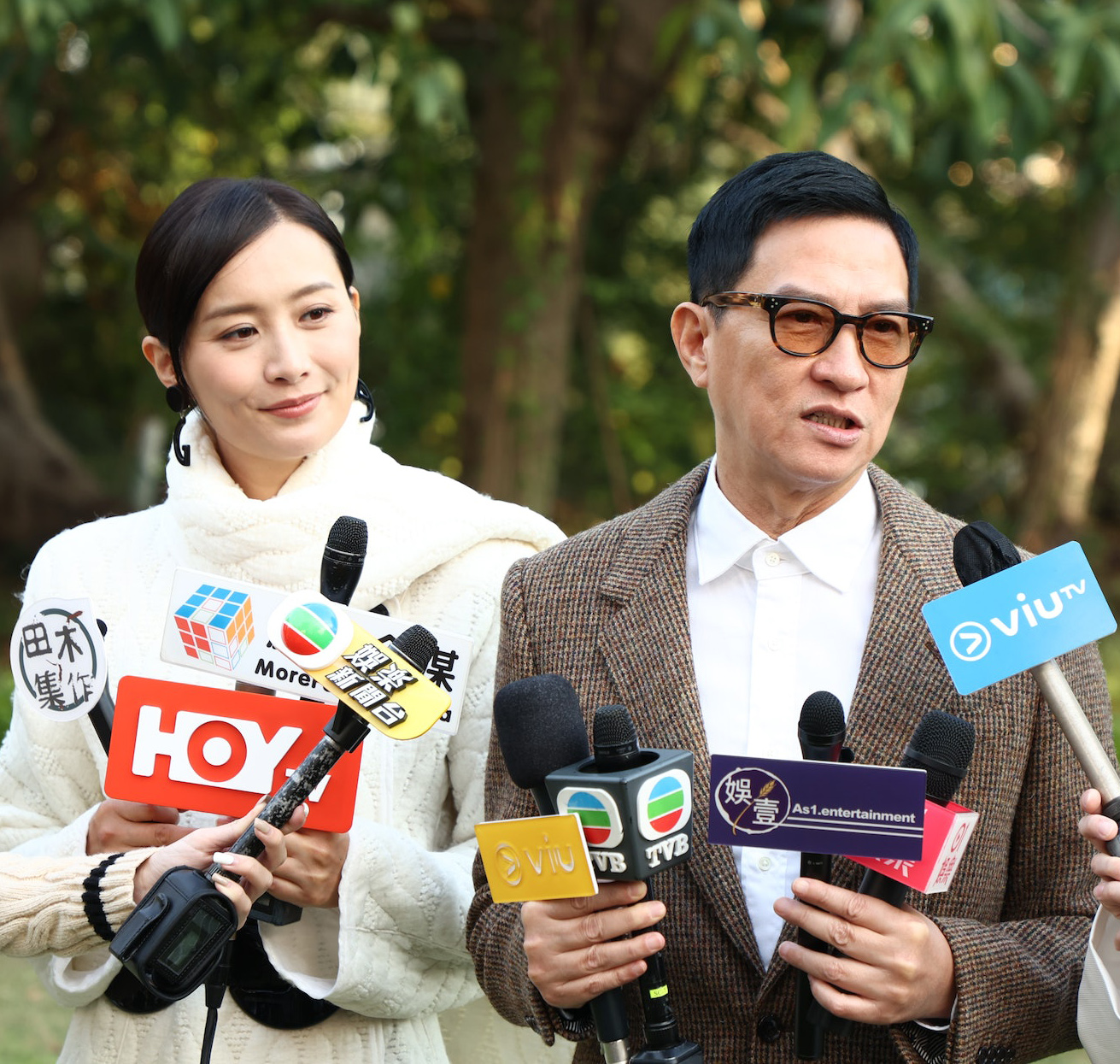 伙陈法拉演精神病夫妇  张家辉自肥加亲热戏