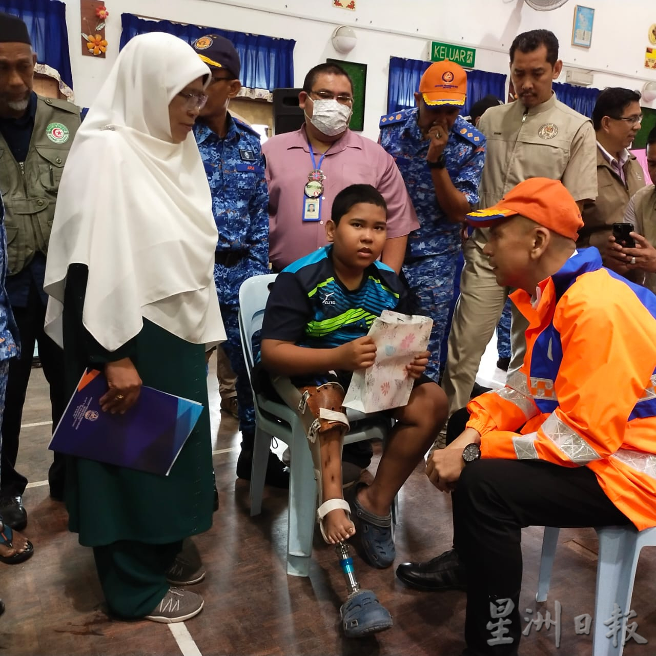 全国:阿米占:民防部有权强制灾黎搬离至疏散中心 违例者将受到对方