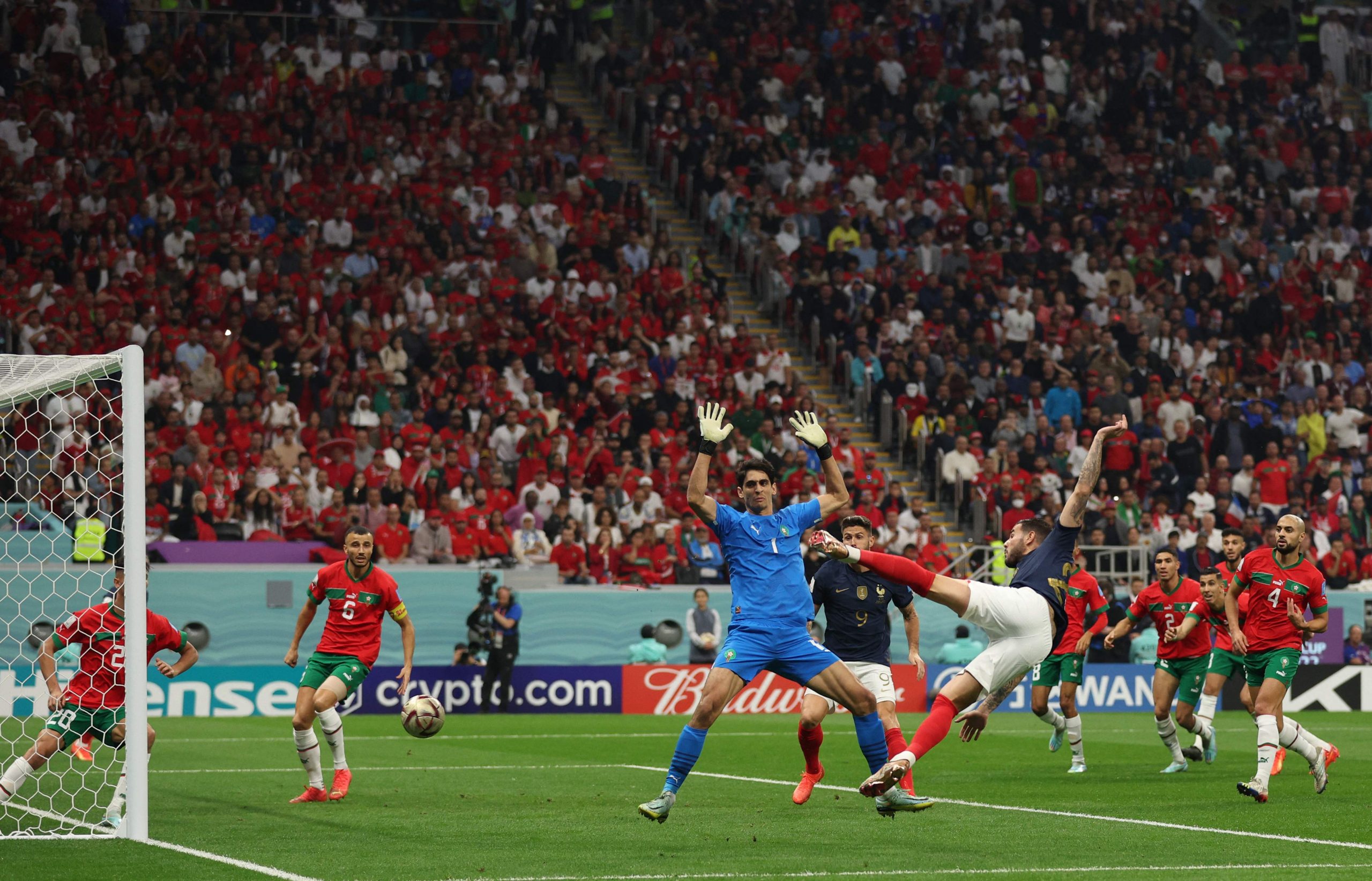 半决赛不到5分钟破门 特奥刷世杯64年纪录