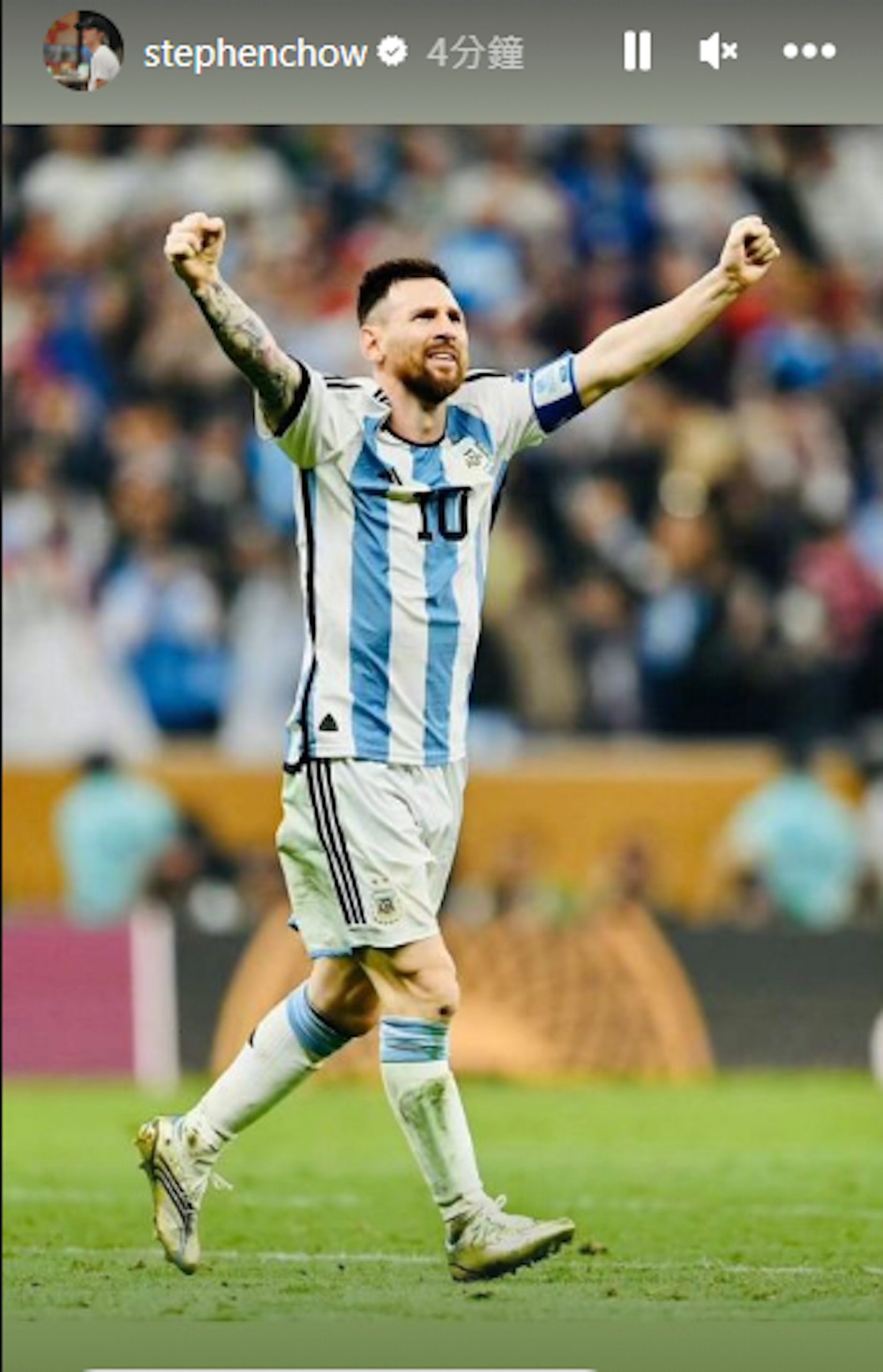 卡塔尔世界杯阿根廷夺冠　周星驰爱犬预测获赞“好准”	