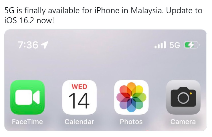 大马iPhone用户可用5G了!iPhone11不支援