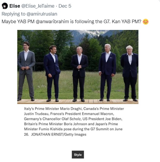 安华OOTD再引关注 网:“为何他不系领带?”