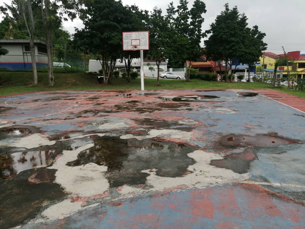 巴生高峰花园美多路 篮球场获拨6.5万提升