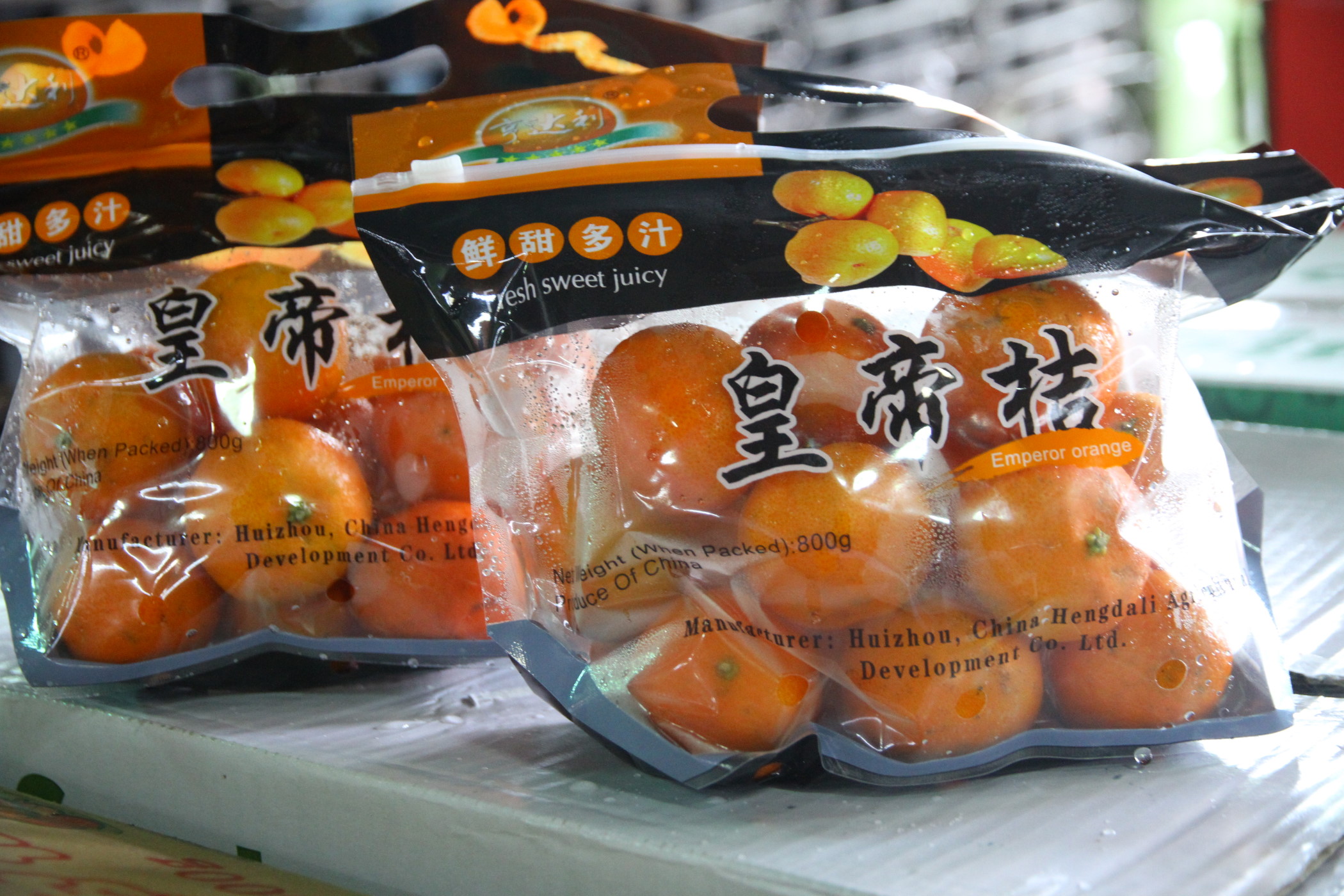 应节水果赶冬至前面世 年柑运抵要上市啰！