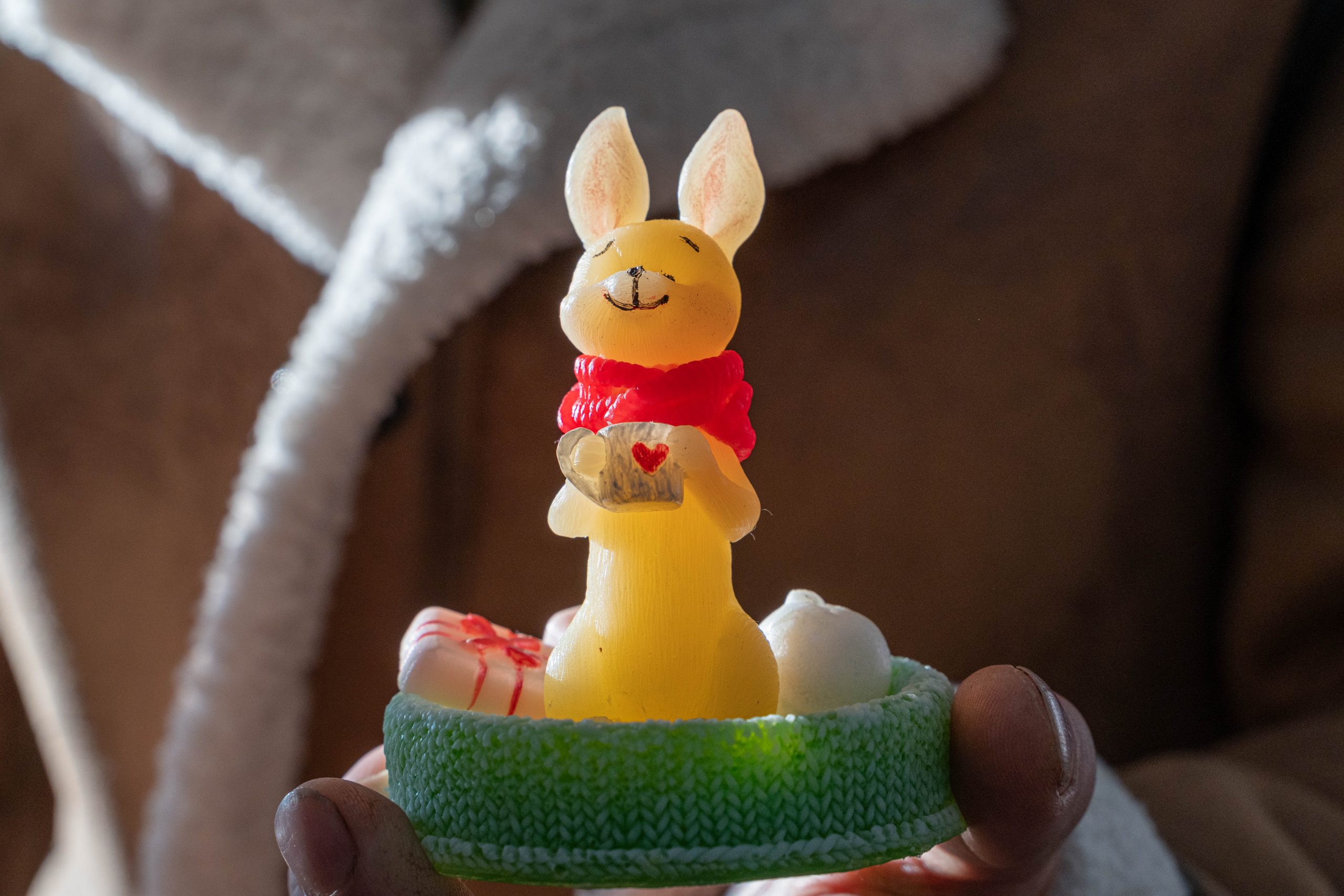 拼盘／兔子造型工艺品迎新年